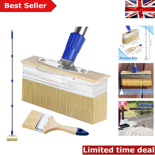 Versatile deck stain brush - stain,