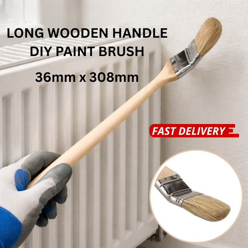 Long wooden diy radiator - wooden, paint