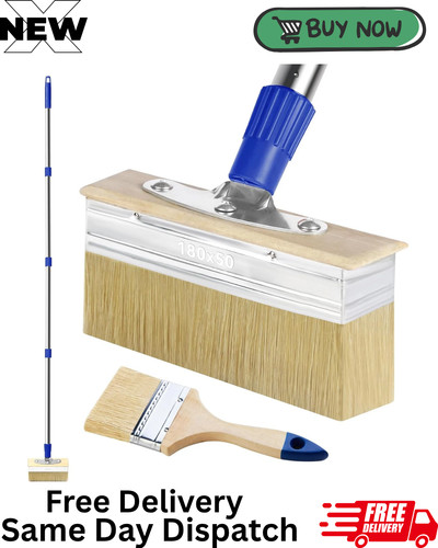 18cm decking paint brush stain - decking,
