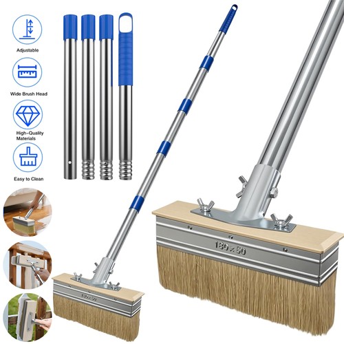Deck stain brush applicator - deck,