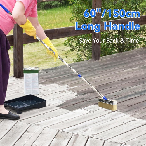 18cm decking paint brush - decking,