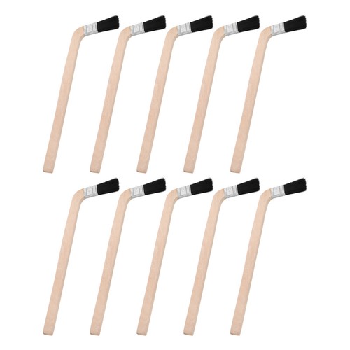 Bent angled paint brush - angled,