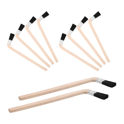 Multi color angled paint brush - color,