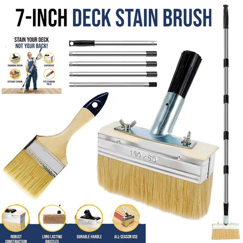 Decking paint brush - decking,