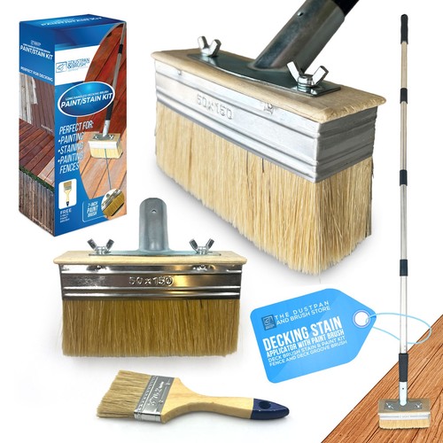 Decking brush paint stain - &,