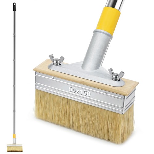 Inch deck stain brush with - 6-inch,
