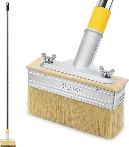Decking paint brush with - 6, in