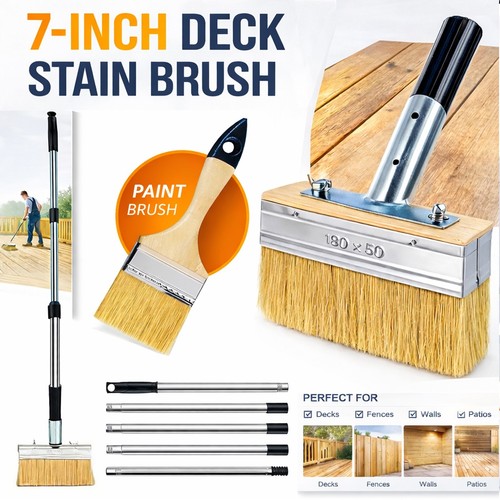 Decking paint brush deck - deck, stain