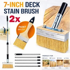 2x Decking Paint Brush Deck