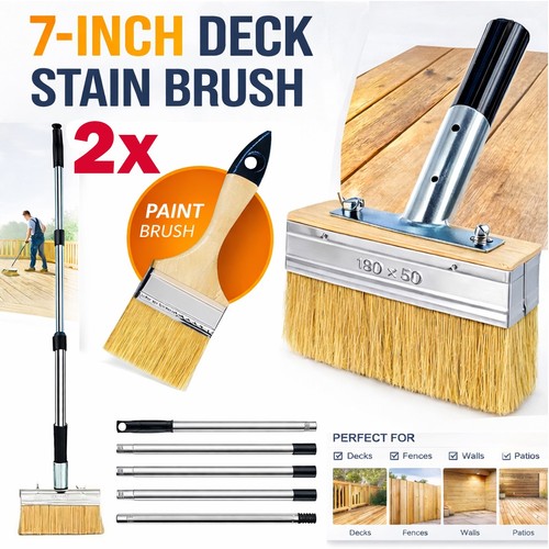 Decking paint brush deck - 2x,